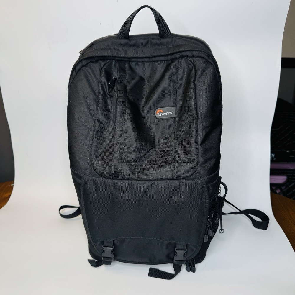LOWEPRO Fastpack 350 Camera Backpack with Laptop Sleeve BLACK Pockets Dividers